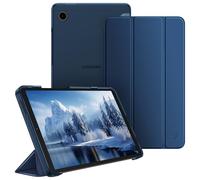 Fintie Funda para Samsung Galaxy Tab A11 8,7" 2025/Tab A9 8.7 pulgadas Tablet Ultra Delgada Carcasa con Parte Trasera Transparente, Azul Oscuro
