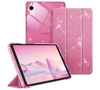 FINTIE Funda para Samsung Galaxy Tab A11 de 8.7 pulgadas 2025/Tab A9 de 8.7 pulgadas, funda protectora ultrafina con cubierta trasera translúcida para tablet A11/A9, rosa brillante