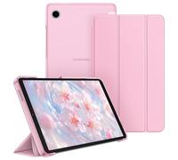 FINTIE Funda para Samsung Galaxy Tab A11 de 8.7 pulgadas 2025/Tab A9 de 8.7 pulgadas, funda protectora ultrafina con cubierta trasera translúcida para tablet A11/A9, color rosa bebé