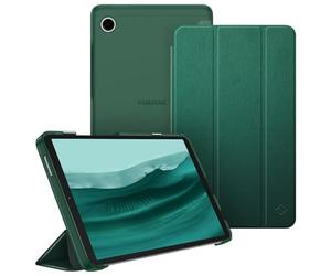 FINTIE Funda para Samsung Galaxy Tab A11 de 8.7 pulgadas 2025/Tab A9 de 8.7 pulgadas, funda protectora ultrafina con cubierta trasera translúcida para tablet A11/A9, verde oscuro