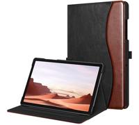 Fintie Funda Samsung Galaxy Tab A9 Plus de 11 Pulgadas 2023, Modelo SM-X210/X216/X218, Funda Multiángulo Tipo Folio con Compartimento para Documentos y Función de Encendido Auto - Negro y Marrón