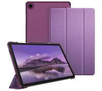 Fintie Funda para Samsung Galaxy Tab A11+ Plus 11" 2025/ A9+ Plus 11" 2023 | Funda Protección Transparente Escarchado Fina y Ligera, Modelo SM-X230/236B/X210/X216/X218, Morado Oscuro