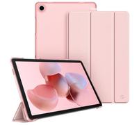 Fintie Funda para Samsung Galaxy Tab A11+ Plus 11" 2025/ A9+ Plus 11" 2023 | Funda Protección Transparente Escarchado Fina y Ligera, Modelo SM-X230/236B/X210/X216/X218, Oro Rosa