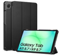 Fintie Funda para Samsung Galaxy Tab A11/Tab A9 de 8,7 pulgadas 2025/2023 - Funda delgada de piel sintética con función atril, color negro