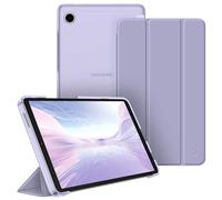 FINTIE Funda para Samsung Galaxy Tab A9 de 8.7 pulgadas 2023, funda protectora ultrafina con cubierta trasera translúcida para tablet A9 8.7 SM-X110/X115/X117, morado