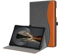 Fintie Funda para Samsung Galaxy Tab A9 Plus/A9+ 5G de 11″ (Modelo 2023, SM-X210/X216/X218), Cubierta Trasera con Soporte Ajustable, Bolsillo y función de Encendido/Apagado automático, Gris Mezclilla