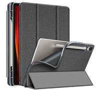 Fintie Funda para Samsung Galaxy Tab S10 FE 10.9" 2025 / S9 FE 10.9" 2023 / S9 11" 2023 - Ultrafina Soft TPU Parte Trasera Carcasa con Soporte para Lápiz y Función Auto Sleep/Wach, Gris