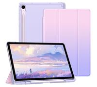 Fintie Funda para Samsung Galaxy Tab S10 Lite 10.9" 2025/S10 FE y S9 FE/S9 11" 2023 con Soporte para bolígrafo, Funda Ultrafina con Parte Trasera translúcida y función de Encendido,Fantasy Ombre