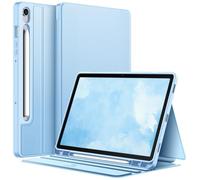Fintie Funda para Samsung Galaxy Tab S10 Lite/S10 FE/S9 FE 10.9"/Tab S9 11" | Soporte para bolígrafo S, Carcasa Delgada de Múltiples ángulos con Cubierta Trasera de TPU, Azul