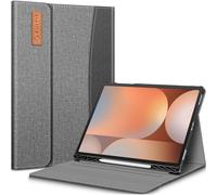 Fintie Funda para Samsung Galaxy Tab S10 Plus 2024/S9 FE Plus/S9 Plus 12.4" | Funda Folio con Visualización Multiángulo, Soporte S Pen y Compartimento para Documentos, Gris Oscuro