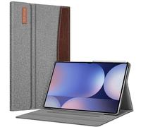 Fintie Funda para Tablet Samsung Galaxy Tab S10/S9/S8 de 14.6 Pulgadas, visualización multiángulo, Funda Protectora con Ranuras para Documentos y Apagado y Encendido automático, Gris/marrón