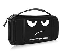 FINTIE Funda Portátil Compatible con Nintendo Switch/Switch OLED (2021) - [Antichoque] Estuche Dura para Viaje con 10 Ranuras y Bolsillo Interno para Joy-con, No Tocar