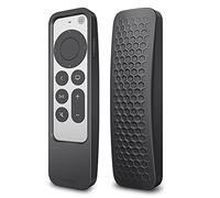 Fintie Funda protectora 2 en 1 para Apple TV Siri Remote y AirTag 2021 2022, ligera, antideslizante, a prueba de golpes, para control remoto Apple TV 4K / HD Siri (2ª generación/3ª generación), color