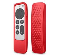 Fintie Funda protectora 2 en 1 para Apple TV Siri Remote y AirTag 2021 2022, ligera, antideslizante, a prueba de golpes, para control remoto Apple TV 4K / HD Siri (2ª generación/3ª generación), color