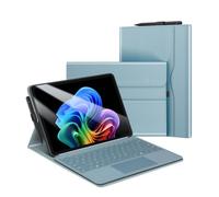 FINTIE Funda Protectora para Microsoft Surface Pro de 12 Pulgadas (2025), Cartera de visión multiángulo, Cubierta Trasera de TPU con Bolsillo y Soporte para lápiz Capacitivo, Compatible con Teclado