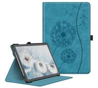 Fintie Funda Samsung Galaxy Tab A11+/A11 Plus de 11 Pulgadas 2025, A9 Plus/A9+ 2023, Cubierta con Soporte Ajustable, Bolsillo y función de Encendido/Apagado automático, Diente de león