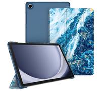 Fintie Funda Samsung Galaxy Tab A11+/A11 Plus de 11 Pulgadas 2025, A9 Plus/A9+ 2023(SM-X210/X216/X218), Funda Protección Transparente Escarchado Fina y Ligera - Océano Azul