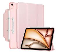 Fintie Funda SlimShell para iPad Air 11" M4/M3/M2 (2026/2025/2024), iPad Air 5ª Gen/4ª Gen (2022/2020) de 10.9" - Cierre magnético, Ligera de pie con Cubierta Trasera esmerilada-Oro Rosa