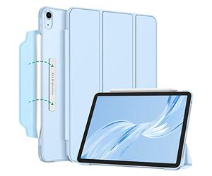 Fintie Funda SlimShell para iPad Air 11 Pulgadas 2025(M3)/2024(M2), Funda iPad Air 5ª Gen(2022)/4ª Gen(2020) 10.9" - Cierre magnético, Ligera de pie con Cubierta Trasera esmerilada-Azul Claro