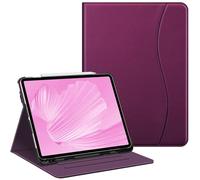 Fintie - Funda Tipo Libro para iPad Air de 13" (M3) 2025 / (M2) 2024, con Atril, visión multiángulo, con portalápices y Bolsillo, Apagado y Encendido automático, Morado