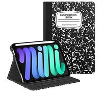 FINTIE Funda Tipo Libro para iPad Mini 6 2021, Soporte Inteligente multiángulo con Soporte para lápices y Bolsillo, Apagado y Encendido automático para iPad Mini de 6ª generación de 8.3 Pulgadas