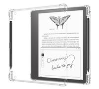 Fintie Funda transparente para tablet Kindle Scribe de 10.2 pulgadas (lanzado en 2022) - Delgada, ligera, transparente, suave, flexible, TPU transparente, carcasa trasera con soporte para bolígrafo,