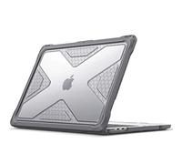 Fintie Funda Tuatara Compatible con MacBook Air 13,6 Pulgadaas (M4) 2025 / (M3) 2024 / (M2) 2022 - Carcasa Dura a Prueba de Choques, Gris