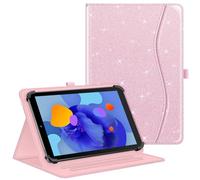 FINTIE Funda universal para Tablet de 10 pulgadas, [Multi-ángulos] Protectora Stand Case para Teclast, Blackview, Sebbe, HiGrace, Doogee etc., funda compatible con Tablet de 9" - 10.9", (Y-Glitter