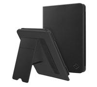 Fintie Funda Vertical para 6" Kindle de 11.ª generación 2024/2022, Carcasa de Cuero Sintético con Bolsillo para Tarjeta y Correa de Mano, Auto-Reposo/Activación, (Negro)