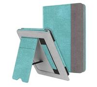 Fintie Funda Vertical para 6" Kindle Paperwhite 10.ª Generación, 2018 | (y Toda la Vieja Generación 2012-2017) - Carcasa de Cuero Sintético con Bolsillo para Tarjeta y Correa de Mano, Verde Menta
