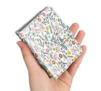 Fintie Mini álbum de fotos para películas de 2 x 3 pulgadas - 52 bolsillos pequeños álbumes para Fujifilm Instax Mini cámara instantánea/Polaroid Hi-Print, soporte para tarjetas de fotos Kpop, flor de