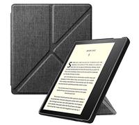 FINTIE Origami Funda para Kindle Oasis 2019 (10.ª Generación)/2017 (9.ª Generación) - Slim Fit Carcasa Vertical con Función de Auto-Reposo/Activación, Gris Marengo