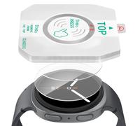 Fintie Paquete de 2 protectores de pantalla de vidrio templado compatibles con Samsung Galaxy Watch 8 de 44 mm 2025 con marco de instalacin de a