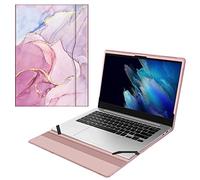 Fintie Sleeve Case for 14" Samsung Galaxy Book Go NP545XLA / Lenovo IdeaPad S540 14 S540-14IWL S540-14API (Not Fit 14" Galaxy Chromebook Go)- Premium PU Leather Portfolio Book Cover, Glittering Marble