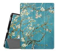 Fintie SlimShell Funda Compatible con iPad Pro 12.9 (Versión 2017/2015) - Súper Delgada y Ligera Carcasa con Soporte y Auto-Reposo/Activación, Flores