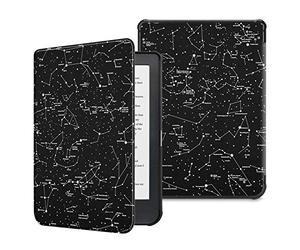 Fintie SlimShell Funda Compatible con Kobo Clara HD (15,2 cm (6") - Súper Delgada y Ligera Carcasa de Cuero Sintético con Función de Auto-Reposo/Activación, Constelación