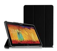 FINTIE SlimShell Funda Compatible con Samsung Galaxy Note 10.1 (Edición 2014) - Carcasa Delgada y Ligera con Soporte y Auto-Reposo/Activación para Modelo SM-T520/T525, Negro