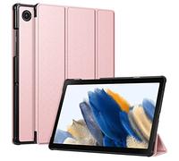 Fintie SlimShell Funda Compatible con Samsung Galaxy Tab A8 10.5" (2021) - Carcasa Fina y Ligera con Soporte y Auto-Reposo/Activación para Modelo SM-X200/X205, Oro Rosa