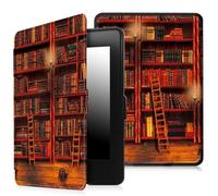 Fintie SlimShell Funda para 6" Kindle Paperwhite (Modelo 2012-2017) - La Más Delgada y Ligera Carcasa con Función de Auto-Reposo/Activación (No se Adapta a 10.ª generación 2018),Biblioteca
