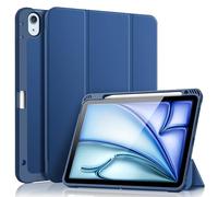 FINTIE SlimShell - Funda para iPad Air de 11 Pulgadas (2024) M2, iPad Air de 6ª/5ª/4ª generación (2024/2022/2020), con Soporte para lápices, Cubierta Trasera de TPU a Prueba de Golpes, Encendido y