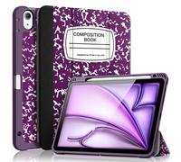 Fintie SlimShell - Funda para iPad Air de 11 Pulgadas M2 (2024), 5ª Generación (2022) y 4ª Generación (2020) de 10.9 Pulgadas, Cubierta Trasera Flexible de TPU Suave