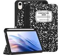 FINTIE SlimShell - Funda para iPad Mini 6 2021 (8.3 Pulgadas) - [Soporte para lápices Integrado] Cubierta Trasera Protectora de TPU Suave con Encendido y Apagado automático para iPad Mini de 6ª