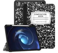 Fintie SlimShell - Funda para iPad Pro de 13 Pulgadas (M4) 2024 - [Soporte para lápices Integrado] Cubierta Trasera Protectora de TPU Suave con Encendido y Apagado automático, Libro de composición