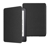 FINTIE SlimShell Funda para Kindle (10.ª generación, 2019) - Carcasa Fina y Ligera de Cuero Sintético con Función de Auto-Reposo/Activación (NO se Adapta a Kindle Paperwhite), Negro