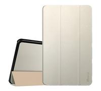 FINTIE SlimShell Funda para Samsung Galaxy Tab A 10.1 2016 - Súper Delgada y Ligera Carcasa con Función de Soporte y Auto-Reposo/Activación para Modelo SM-T580N/T585N, Oro Champán