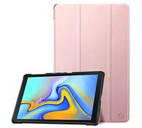 FINTIE SlimShell Funda para Samsung Galaxy Tab A 10.5 2018 - Súper Delgada y Ligera Carcasa con Función de Soporte y Auto- Reposo/Activación para Modelo SM-T590/T595, Oro Rosa
