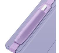 Fintie Soporte de lápiz extraíble con banda elástica para iPad. Funda elástica compatible con Apple Pencil Pro, Apple Pencil (USB-C / 1ª y 2ª generación) y otros lápices del mismo tamaño, color morado