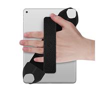 Fintie Soporte Universal para Tableta, Giratorio de 360 Grados, Mango de Piel sintética con cinturón elástico, portátil Seguro para iPad/iPad Pro y Todas Las tabletas de 9 a 10 Pulgadas, Color Negro
