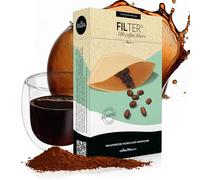 Finum 100 filtros de café n.º 4, Papel, marrón, No.4 Paper