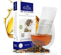 finum Endurance Finium Collection Filtro de té de Papel, Blanco, 100 Unidad (Paquete de 1), 12